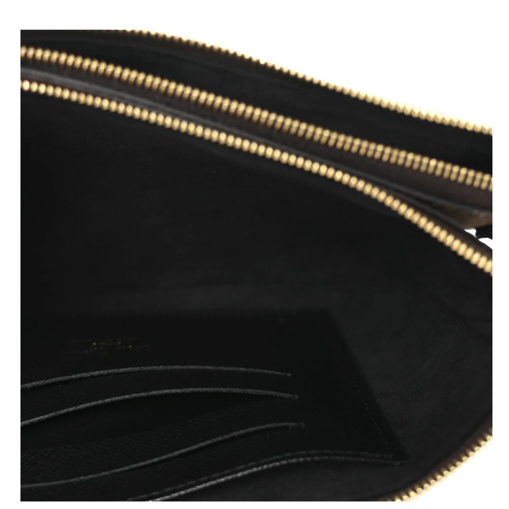 Louis Vuitton Monogram Reverse Double Zip Pochette COA included - Picture 6 of 12